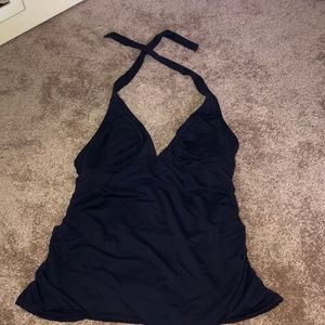 Navy blue Athleta swim top